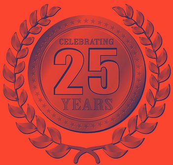 25-years badge