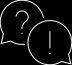question mark and exclamation mark icon